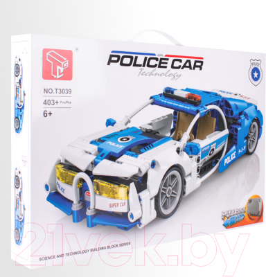 Конструктор инерционный Darvish Police Car / SR-T-3035