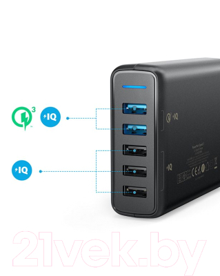 Адаптер питания сетевой Anker PowerPort Speed5 A2054 / ANK-A2054L11-BK