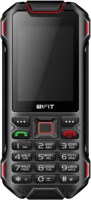 Мобильный телефон Wifit Wirug F1 WIF-WF003BLRD (черный/красный) - 