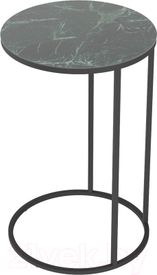 Приставной столик Калифорния мебель УФ (зеленый мрамор)
