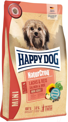 Сухой корм для собак Happy Dog NaturCroq Mini Lachs&Reis / 61212 (4кг)