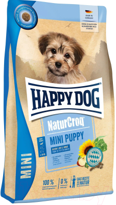 Сухой корм для собак Happy Dog NaturCroq Mini Puppy / 61218 (4кг)