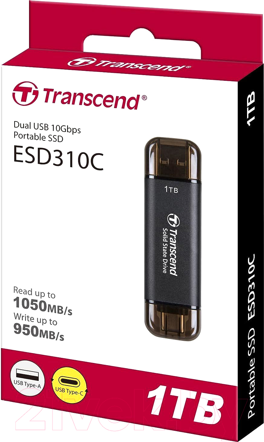 Внешний жесткий диск Transcend ESD310 1TB (TS1TESD310C)