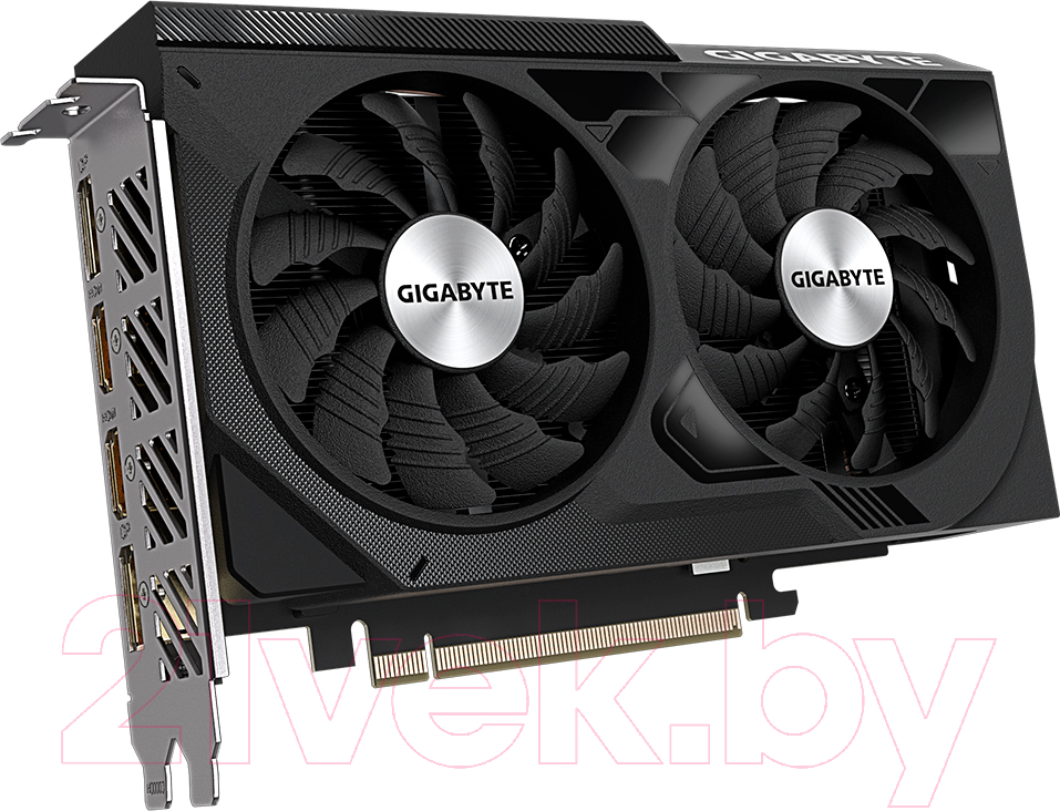 Видеокарта Gigabyte RTX 4060 Windforce OC 8G (GV-N4060WF2OC-8GD)