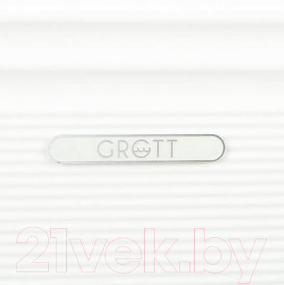 Чемодан на колесах Grott 340-906/3-20WGR (белый)