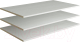 Комплект полок для корпусной мебели Евва Лайн / ЛН-3P2D.44 (бодега белый) - 