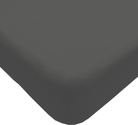 Простыня Luxsonia Трикотаж на резинке 80x200 / Мр0010-25 5250ТД (графит) - 