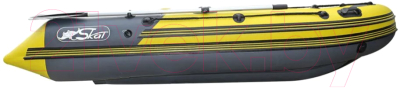 Надувная лодка Reef Скат / RF-S350 (темно-серый/желтый)