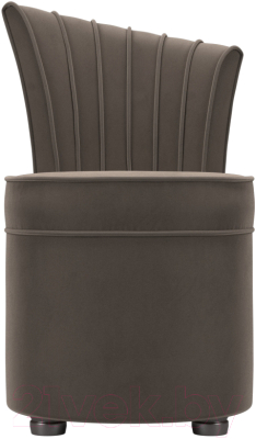Кресло мягкое Лига Диванов Ирис (велюр коричневый)
