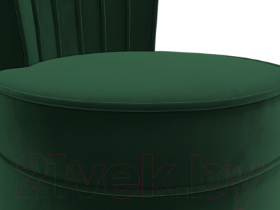 Кресло мягкое Лига Диванов Ирис (велюр зеленый)