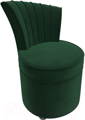 Кресло мягкое Лига Диванов Ирис (велюр зеленый)