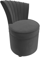 Кресло мягкое Лига Диванов Ирис (велюр серый) - 