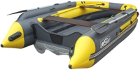 Надувная лодка Reef Скат / RF-S390FL (темно-серый/желтый) - 