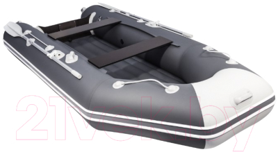 Надувная лодка АКВА 2800НДНД (графит/светло-серый)