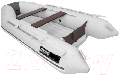 Надувная лодка АКВА 2800НДНД (светло-серый/графит)