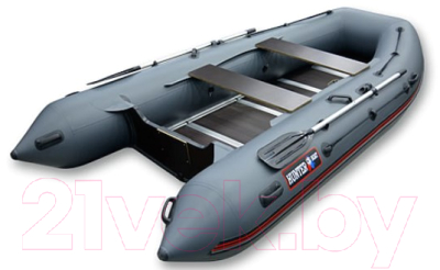 Надувная лодка ХАНТЕР 360 серый / HNT-H360