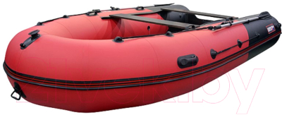 Надувная лодка ХАНТЕР 420 фанера красный/черный HNT-H420NEW