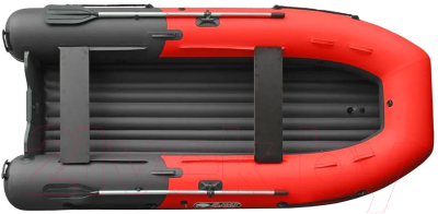 Надувная лодка Reef RF-370S-MAX (темно-серый/красный)