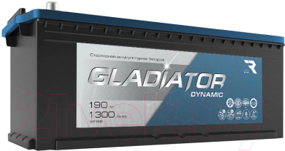 Автомобильный аккумулятор Gladiator Dynamic Евро 3 (190 А/ч)