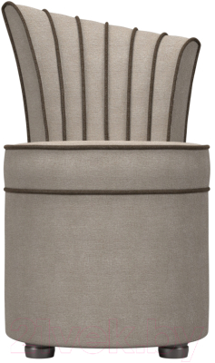 Кресло мягкое Лига Диванов Ирис (рогожка, бежевый/коричневый)