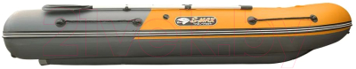 Надувная лодка Reef RF-400S-MAX (темно-серый/оранжевый)