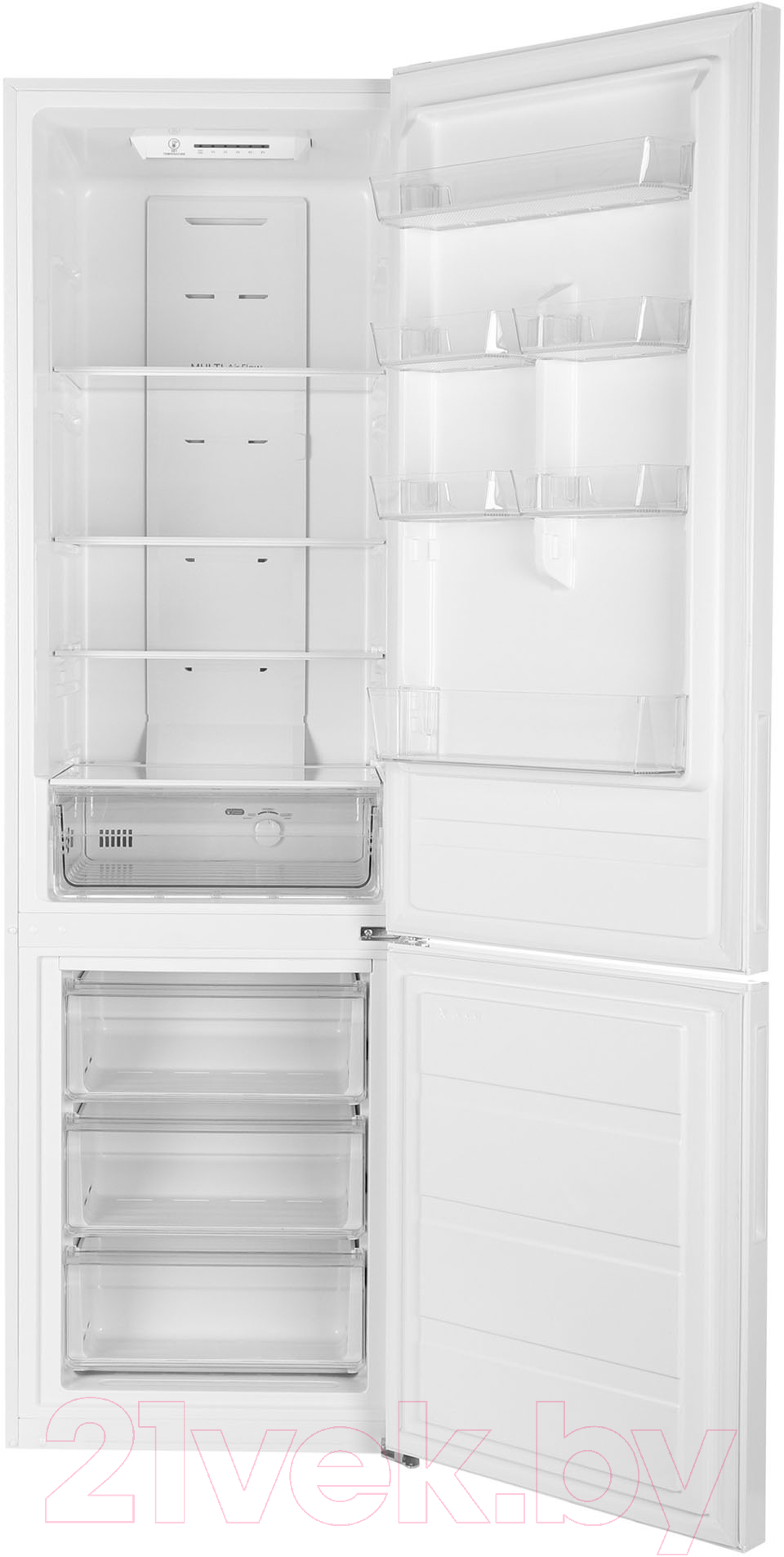 Холодильник с морозильником Hyundai CC3593FWT RUS