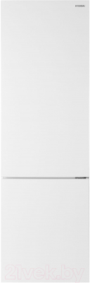 Холодильник с морозильником Hyundai CC3593FWT RUS (белый)