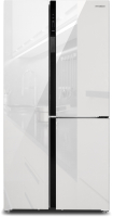 Холодильник с морозильником Hyundai CS6073FV (белое стекло) - 