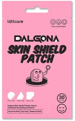 Маска-патч для лица Lattcare Dalgona Skin Shield Patch (30шт)