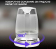 Миниатюра изображения товара Электрочайник Hyundai HYK-G4033 (белый/серебристый)