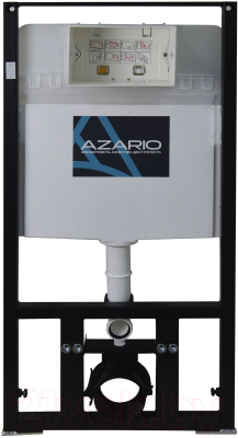 Унитаз подвесной с инсталляцией Azario AZ-8010-1000+AZ-8200-0013+AZ-0046N-MB