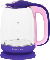 Электрочайник StarWind SKG1513 (фиолетовый/розовый) - 