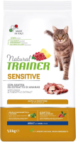 Сухой корм для кошек Trainer С мясом утки, экстрактом ананаса и корня цикория / 4505 (1.5кг) - 