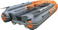 Надувная лодка Reef RF-400S-MAX-FL (темно-серый/оранжевый) - 