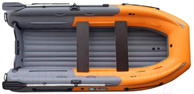 Надувная лодка Reef RF-400S-MAX-FL (темно-серый/оранжевый)