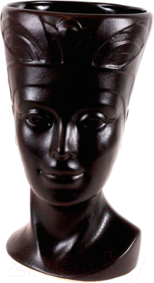 Кашпо Белбогемия Голова Нефертити 3474 / 103765 (черный)