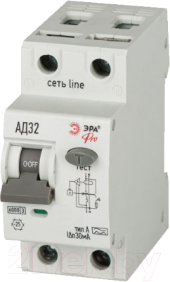 Дифференциальный автомат ЭРА Pro D326E2C10A30 АД-32 / Б0059193