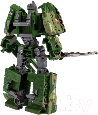Робот-трансформер Bondibon Bondibot Танк / ВВ6069 (зеленый хаки)