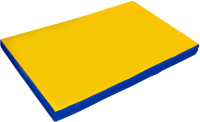Гимнастический мат Формула здоровья 2x1x0.05м (синий-желтый) - 