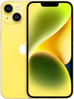 Смартфон Apple iPhone 14 128GB Dual Sim без e-sim / A2884 (желтый) - 