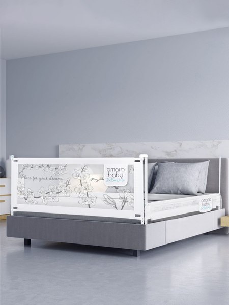 Ограждение для кровати Amarobaby Safety Of Dreams / AB-SOFD-BSR-BEL-120 (белый)