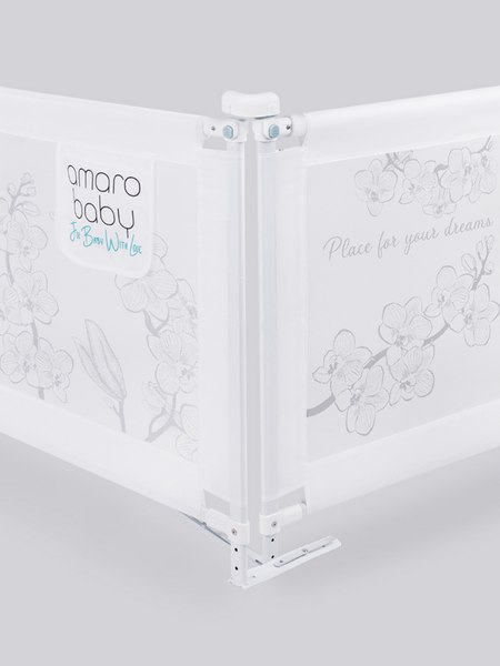 Ограждение для кровати Amarobaby Safety Of Dreams / AB-SOFD-BSR-BEL-120 (белый)