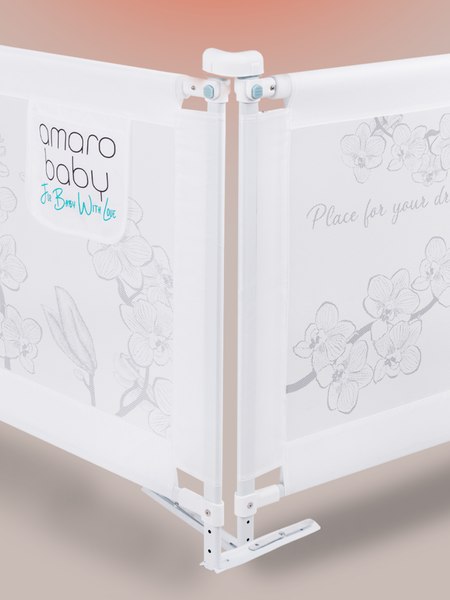 Ограждение для кровати Amarobaby Safety Of Dreams / AB-SOFD-BSR-BEL-160 (белый)