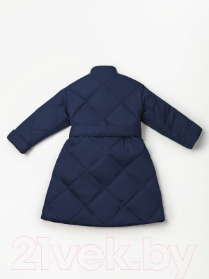 Пальто детское Amarobaby Trendy / AB-OD22-TRENDY29/20-116 (синий, р.116-122)