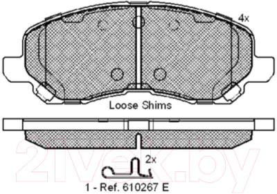 Изображение товара Тормозные колодки Icer 181806