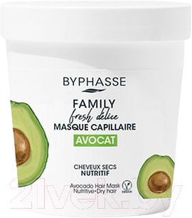 Маска для волос Byphasse Family Авокадо для сухих и поврежденных волос (250мл)