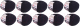 Набор пряжи для вязания Yarnart Джинс 50г 160м / 53 (10шт, черный) - 