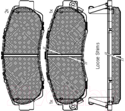 Тормозные колодки Icer 181811