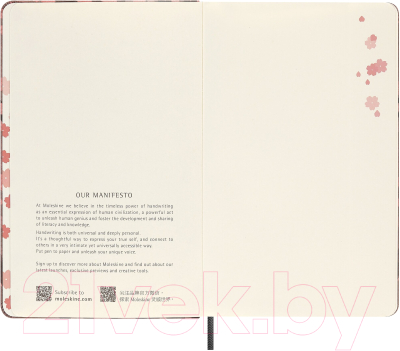 Записная книжка Moleskine Limited Edition Sakura Large / 1891602 (88л, розовый)