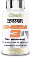 Жирные кислоты Scitec Nutrition Omega-3 (100 капсул) - 